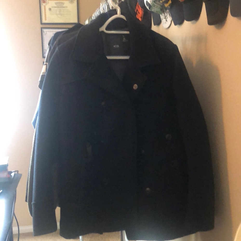 G star navy coat jacket